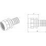 Переходник Rehau Rautitan 16-Rp1/2 RX+