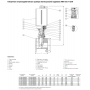 Задвижка AVK клиновая фланцевая длинная, с пневмоприводом Festo типа DPL DN125 PN16